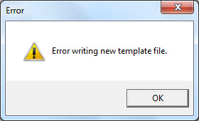 i get an error when i try to download templates in microsoft word