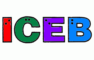 Flag of I.C.E.B. Logo